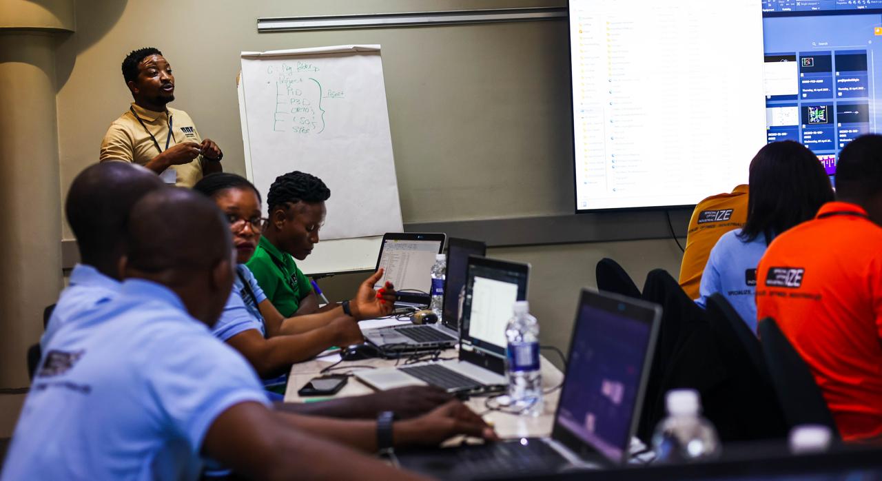 AutoCAD Plant 3D training session — ADC Zimbabwe event