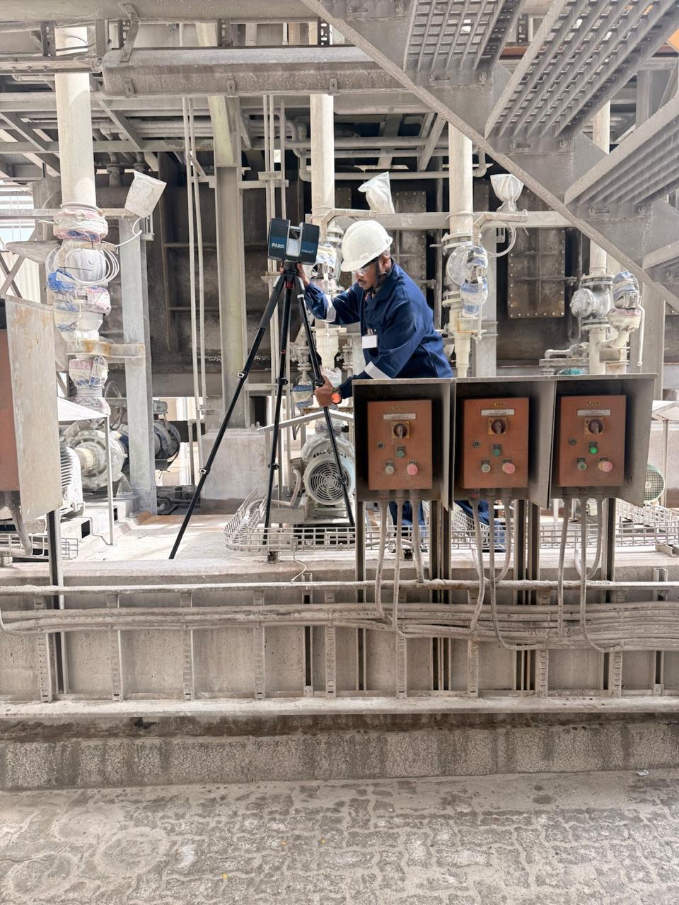 Scanner deployment — plant floor